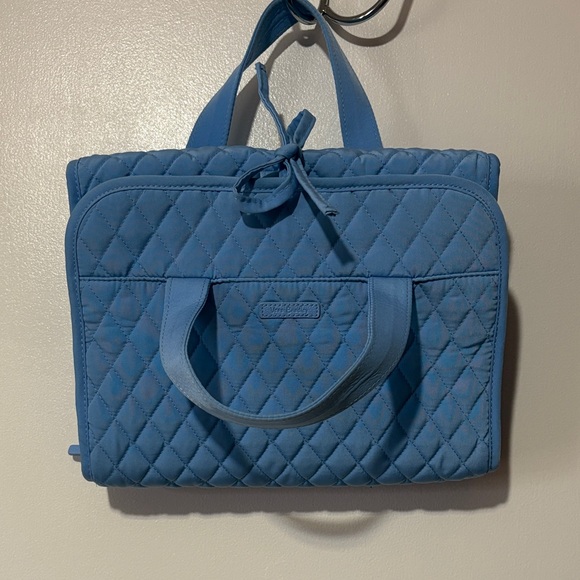 Vera Bradley Sky Blue Hanging Cosmetic Bag - Picture 11 of 12